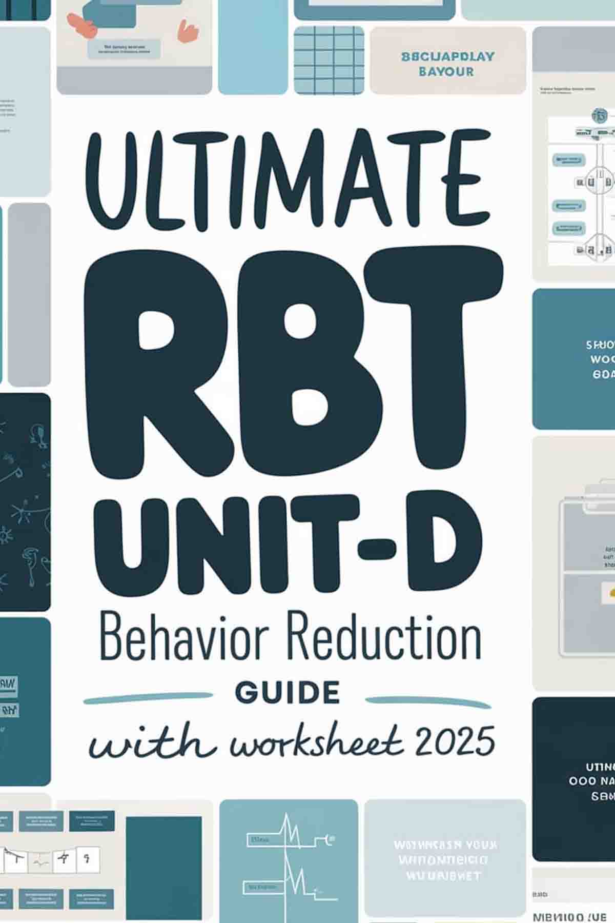 Ultimate RBT Unit-D Behavior Reduction Guide with Worksheet